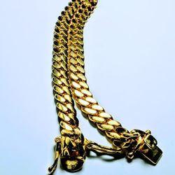 14k Gold Solid Handmade Miami Cuban Links Bracelet 