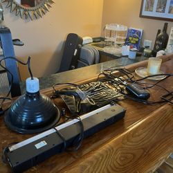 Reptile Supplies (lighting + Fixtures And A Heat Mat)