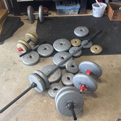130lbs In Weights…FREE