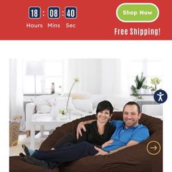 Oversized Bean Bag Chair/couch