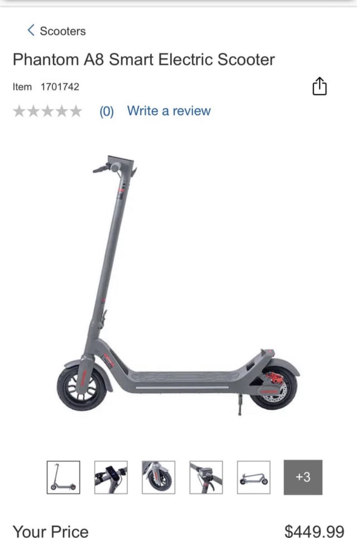 Phantom A8 Electric Scooter