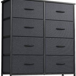 CubiCubi 8 Drawer Dresser/Organizer Black large and wide near Fort Greene Park and Commodore Barry Park