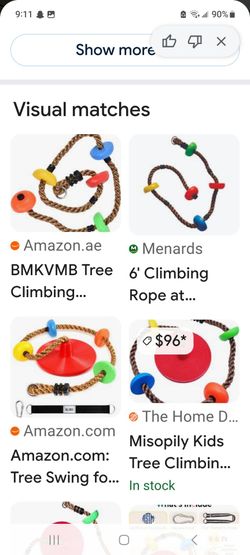 Rope for kids climbing