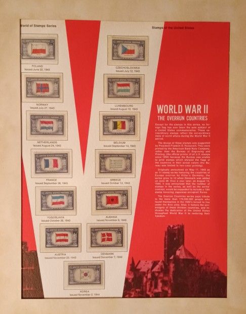 Vintage World War II Stamp Collection See Our Other Great Vintage Art Antiques Jewelry Sports Collectibles Now Posted