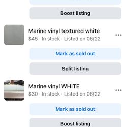 Marine Grade Vinyl Remnants 