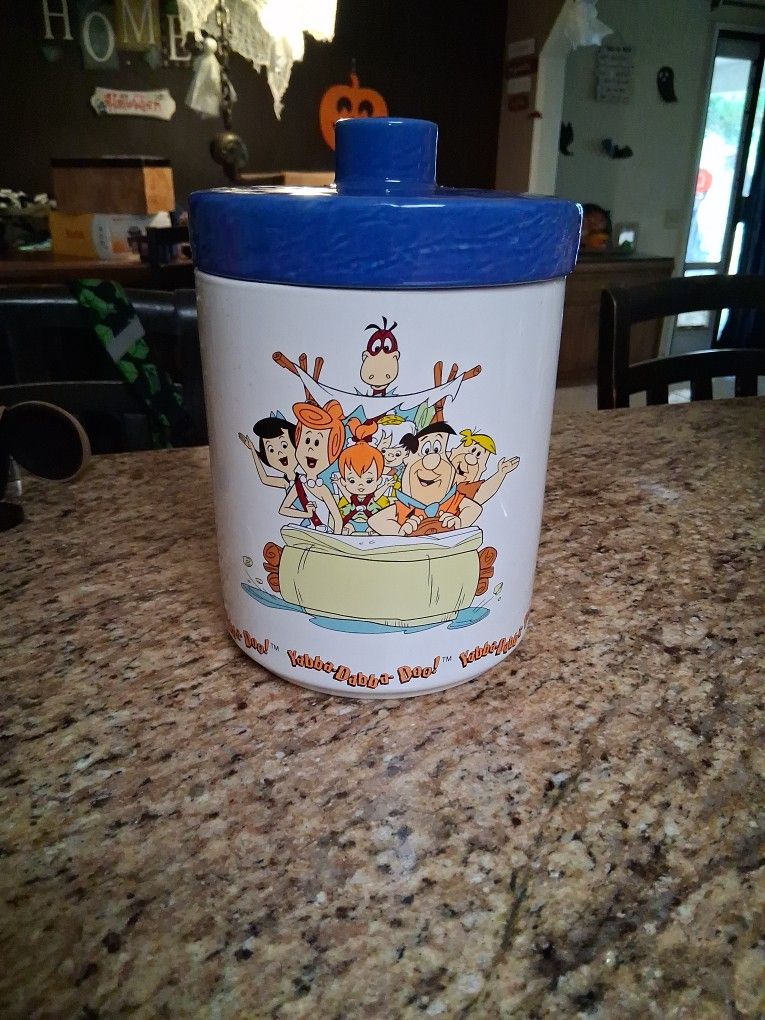 Vintage Flintstones Jar