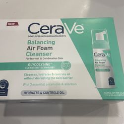 CeraVe Balancing Air Foam Cleanser 1.7 Oz 10 Bottle Bulk Box Set