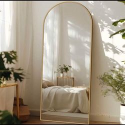 Large Gold Wedding Welcome Mirror/ Standing Mirror