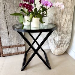  Ralph Lauren table  29”h - 2 available 