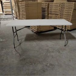 6ft White Folding Tables For Sale 