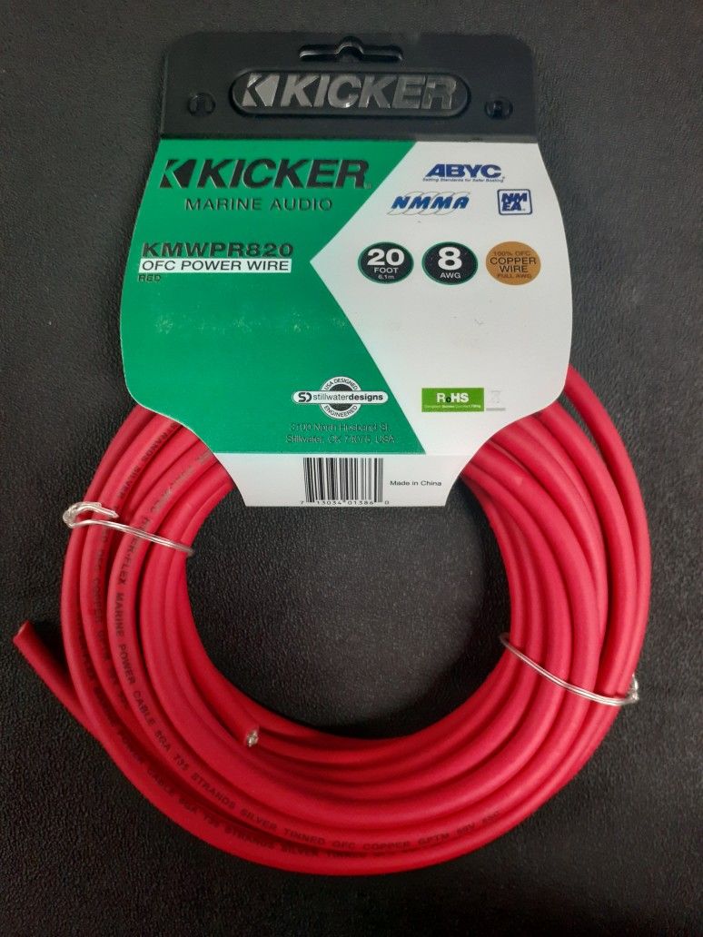 NEW! 20FT  OFC Copper Power Wire