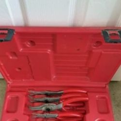 Snap On 12 Peice Snap Ring Pliar Set