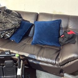 Brown 2 Person Couch