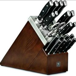 New Henckels 20 Piece Sharpening Knife Block Set for Sale in Mesa, AZ -  OfferUp