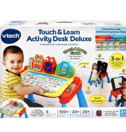V Tech touch and learn activity Desk deluxe.