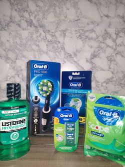 All Brand NEW! 🦷  Oral B & Listerine - Dental / Mouth Care Products (((PENDING PICK UP TODAY)))