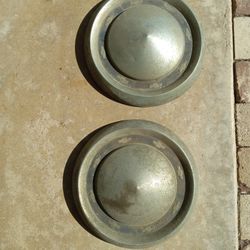 Vintage Chevrolet Dog Dish Hubcaps