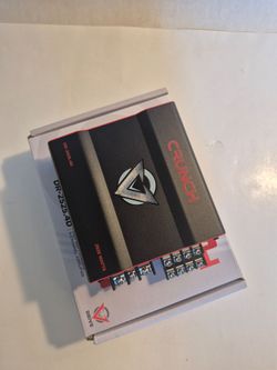 CRUNCH 2525 WATTS 4 CHANNEL BUILT IN CROSSOVER CAR AMPLIFIER