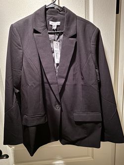 Brand New - Women’s Liz Claiborne Plus Blazer (Black)