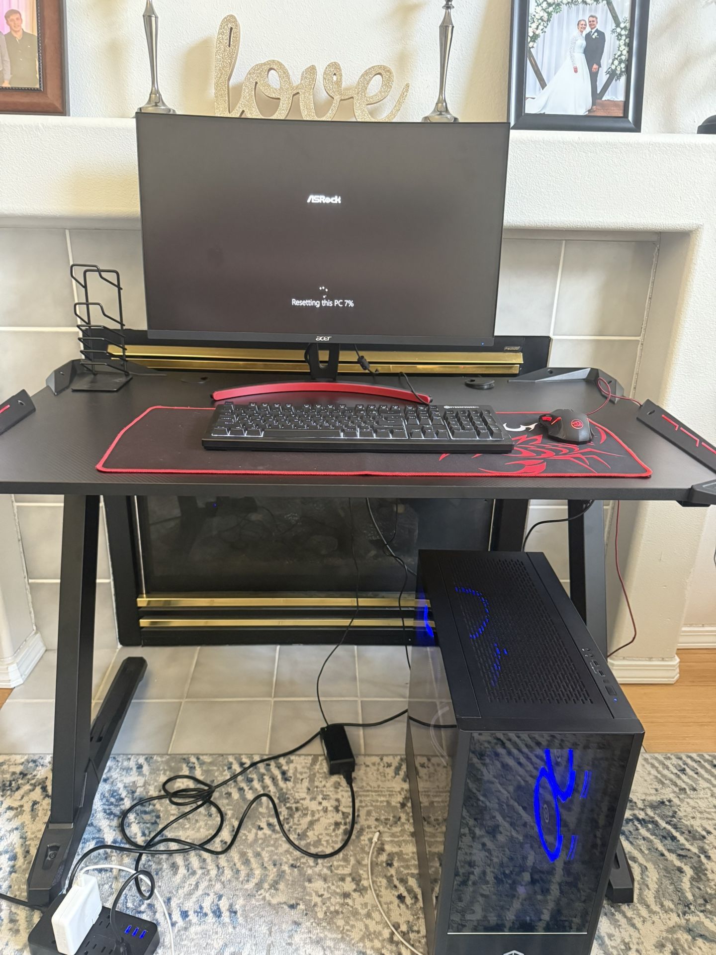 Gaming PC Bundle β i7 10700F, RTX 3060, Monitor & Desk
