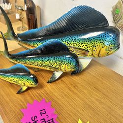 New Set Of 3 Mahi Standup 28” And 18” And 12”