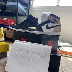 AIR JORDAN 1 GOLD TOE