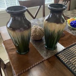 Vase 14 1/4” Tall - Hosley TM Potteries