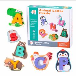 ABC wooden puzzles/Bulk