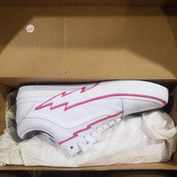 VAN'S OLD SKOOL BOLT POP PINK GLO SIZE  8.5W/ 7M