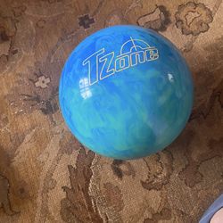 Bowling ball TZone. Aqua beautiful color.  Women’s Dexter shoes size 8.5 plus bag