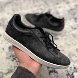 Louis Vuitton Luxembourg Monogram Black Men’s Shoes Size 10
