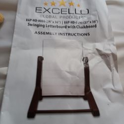 New no box swinging sign specs in pictures