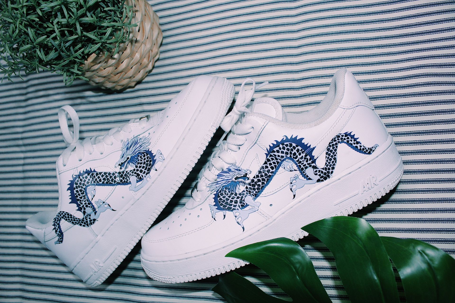 Nike Air Force 1 Blue Dragon