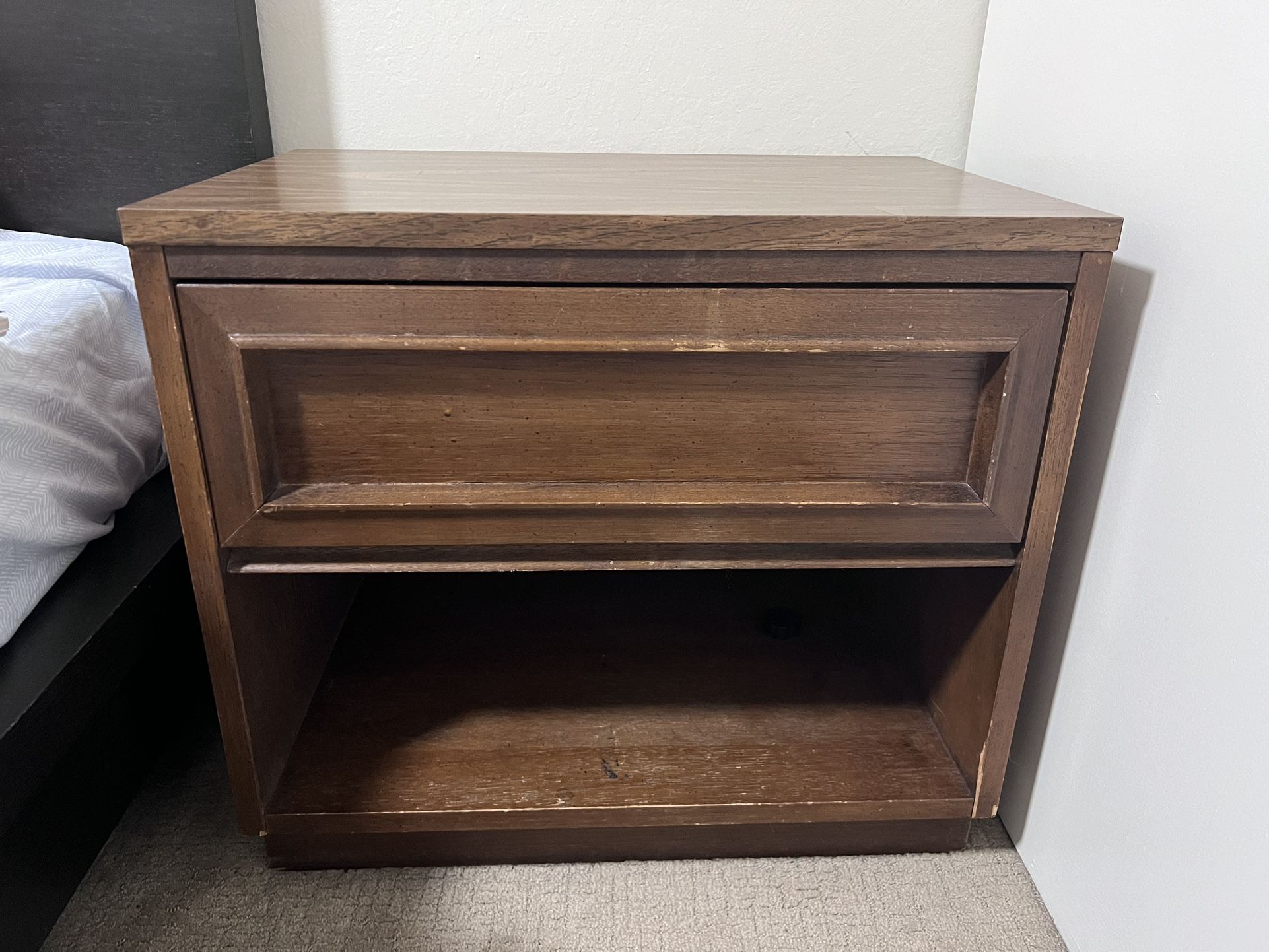 Nightstand Table With Drawer