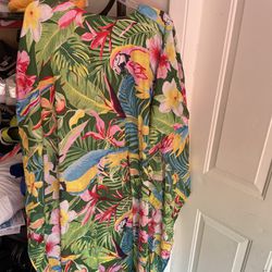 Tropical Beach Cover Up