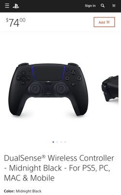PS5 Black Controller