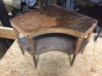 Antique telephone table.