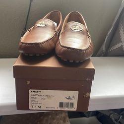 Coach New York Style Nancy Pebble Grain Leather