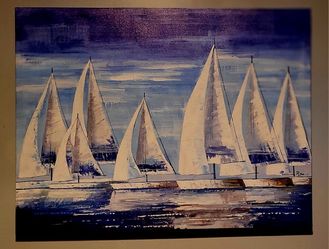 Sail Boats Painting