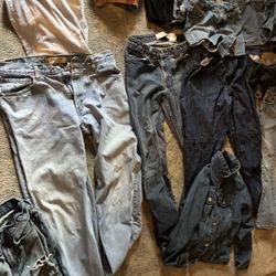 Assortment Of Jeans And Pants
