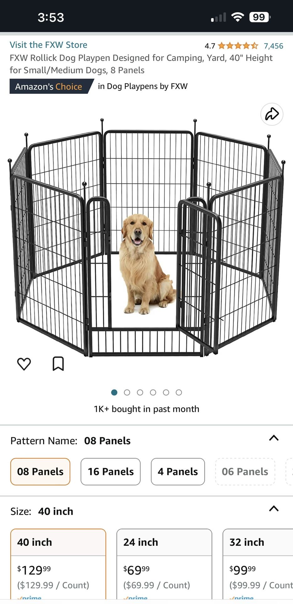 Slightly Used Dog Play Pen for Sale in Simpsonville, SC OfferUp