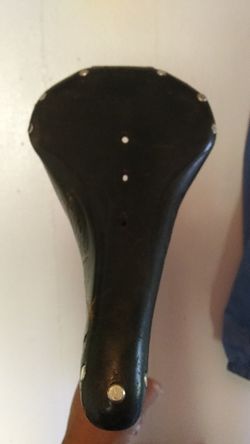 Brooks vintage bike seat