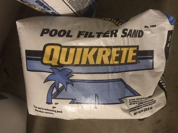 Pool filter sand. QUIKRETE for Sale in Miami, FL OfferUp