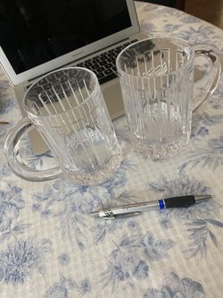 Tiffany Crystal Beer Mugs