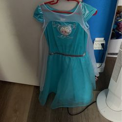 Princess Elsa Costume Size 5
