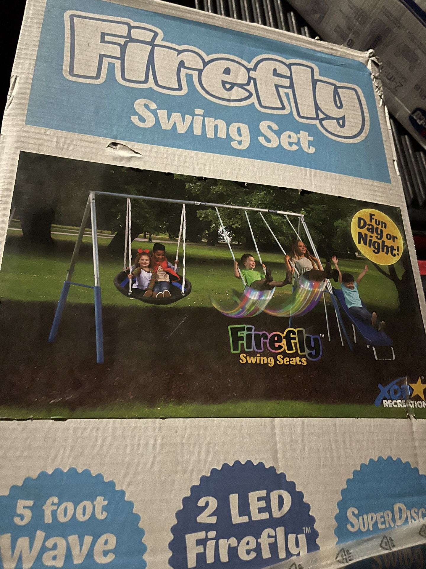 Firefly LED Swing Set