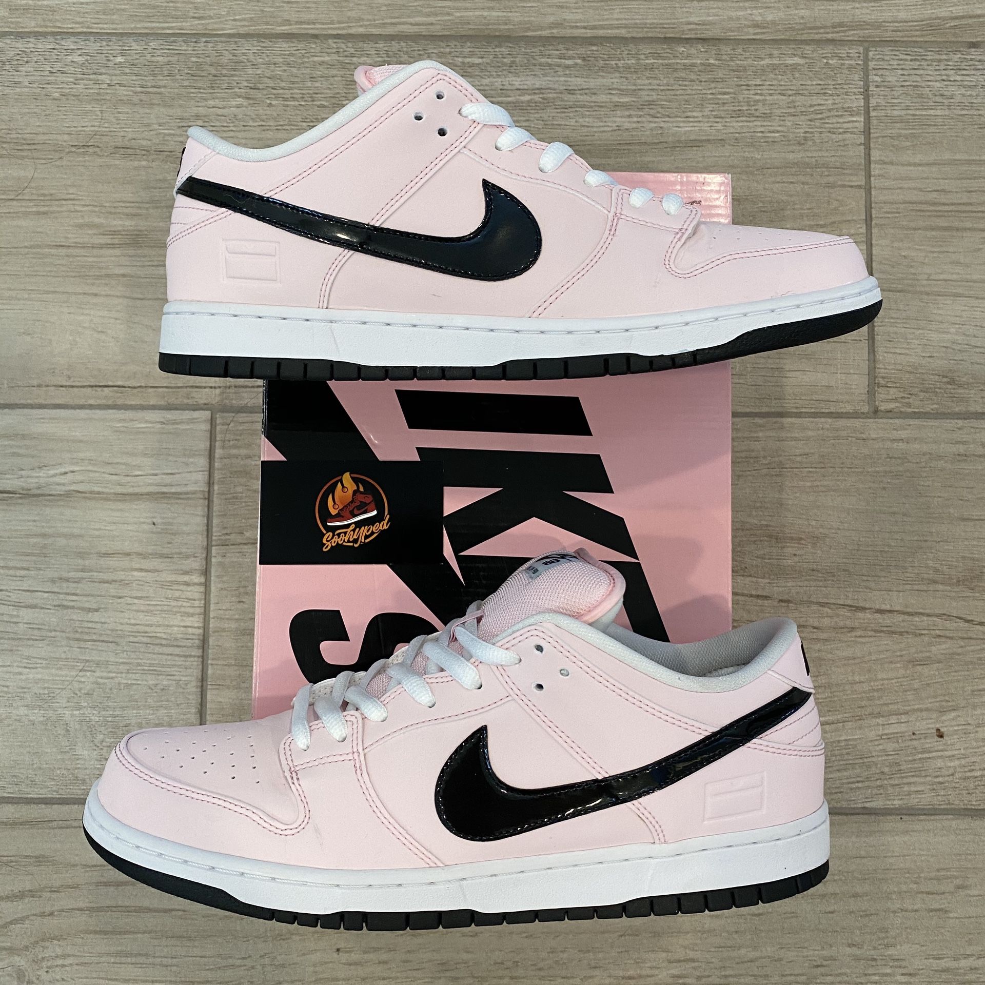 Nike SB Dunk Low Pink Box Size 12