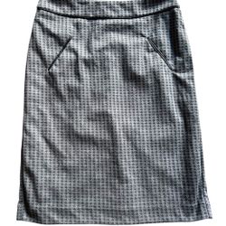  Woman’s size 4, Susan Bristol zip bag pencil skirt lined