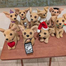 Taco Bell Chihuahua Plush Toys - 9 count
