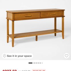 Azorella Console Table Oak Brown - Threshold™ designed with Studio McGee